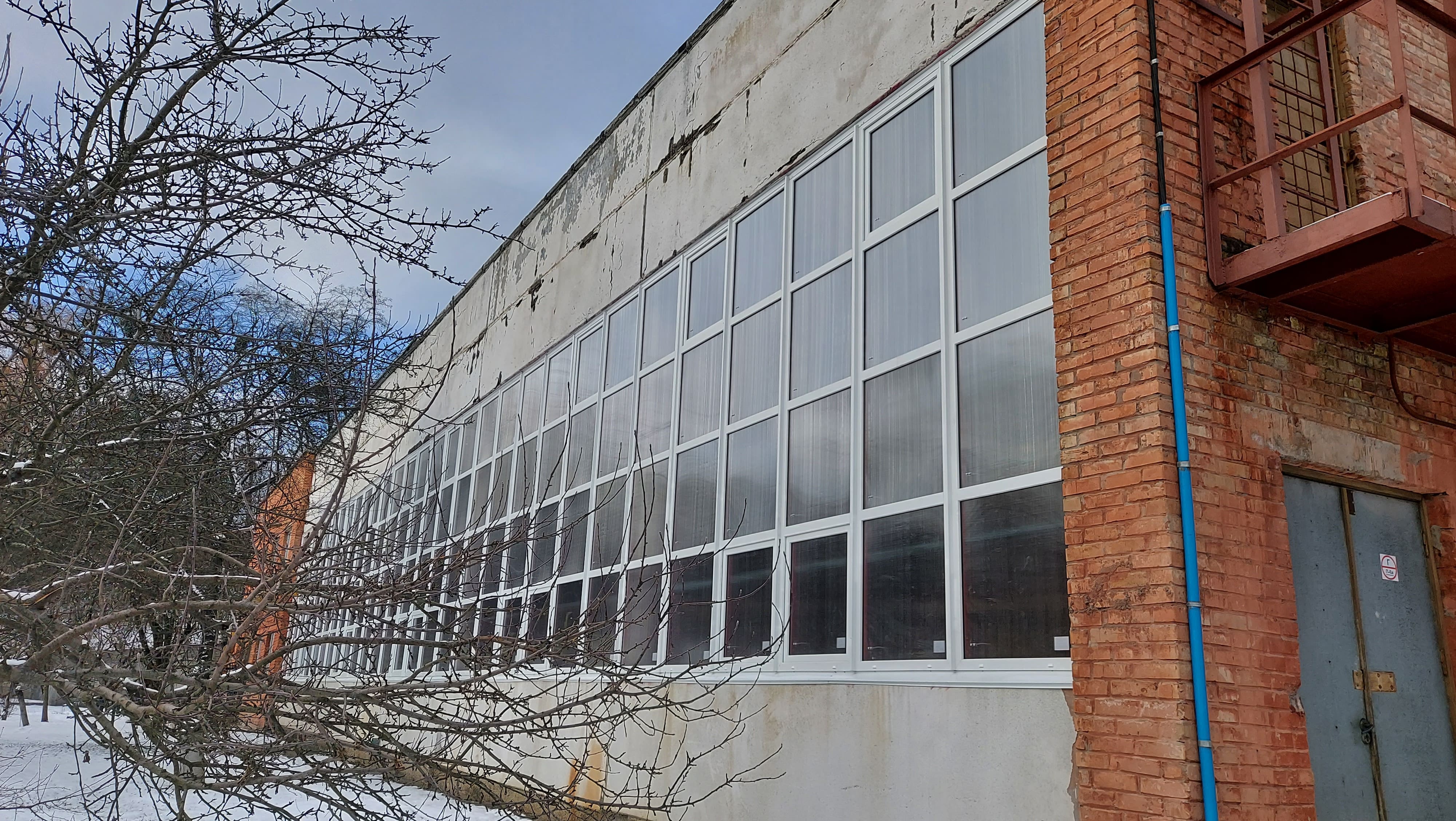 Вибухобезпечне скління в будівлі газової котельні, м. Київ